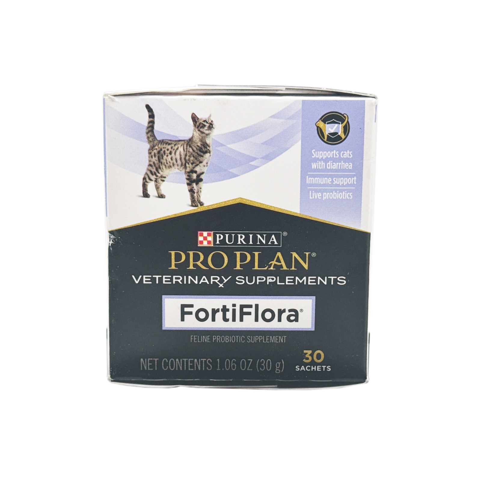 Purina Pro Plan Veterinary Supplements FortiFlora - Probiotic Supplement for Cats - 30 Sachets
