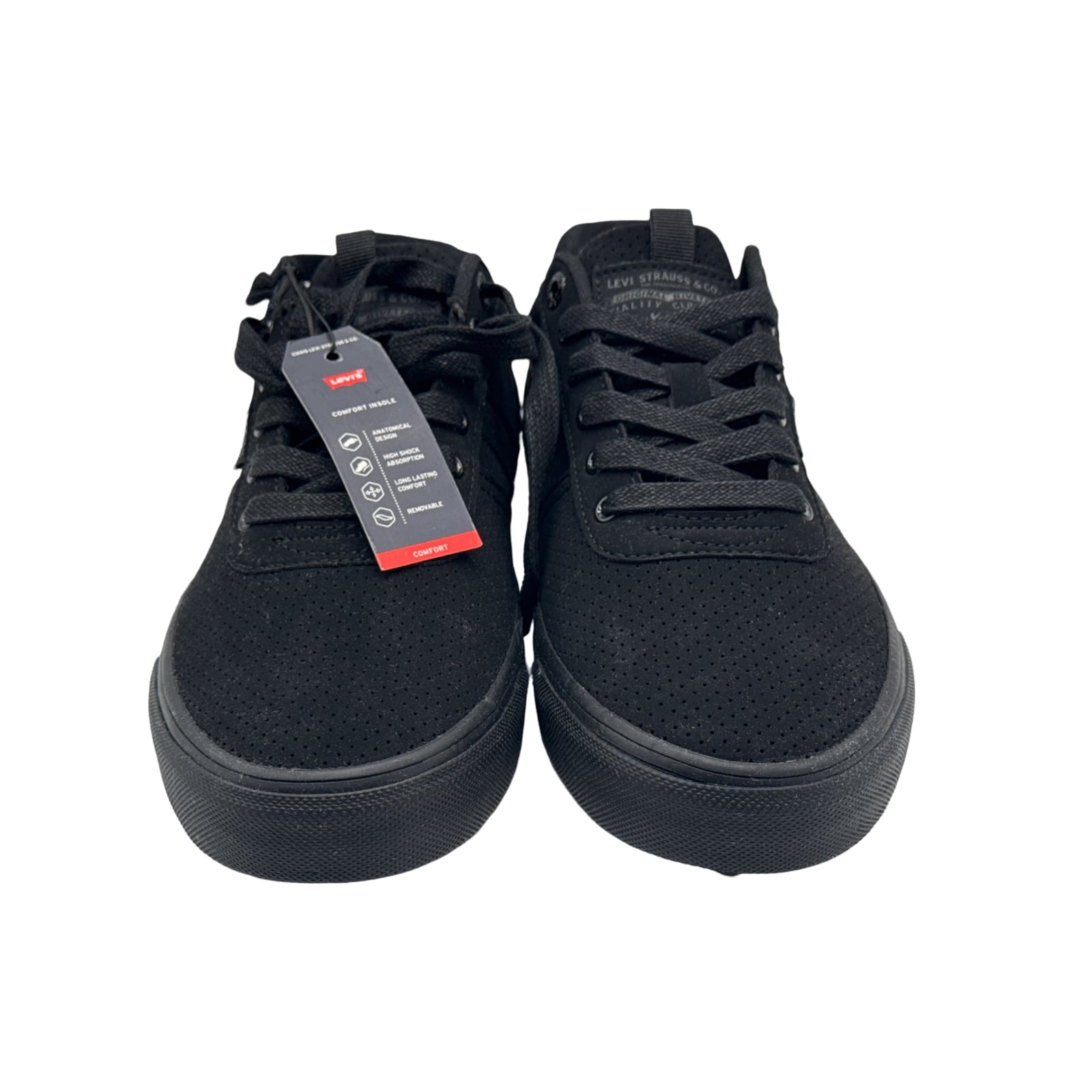 Levis Miles Perf Casual 519537 A481 Mens Black Lifestyle Sneakers Shoes - Size 8 (US)