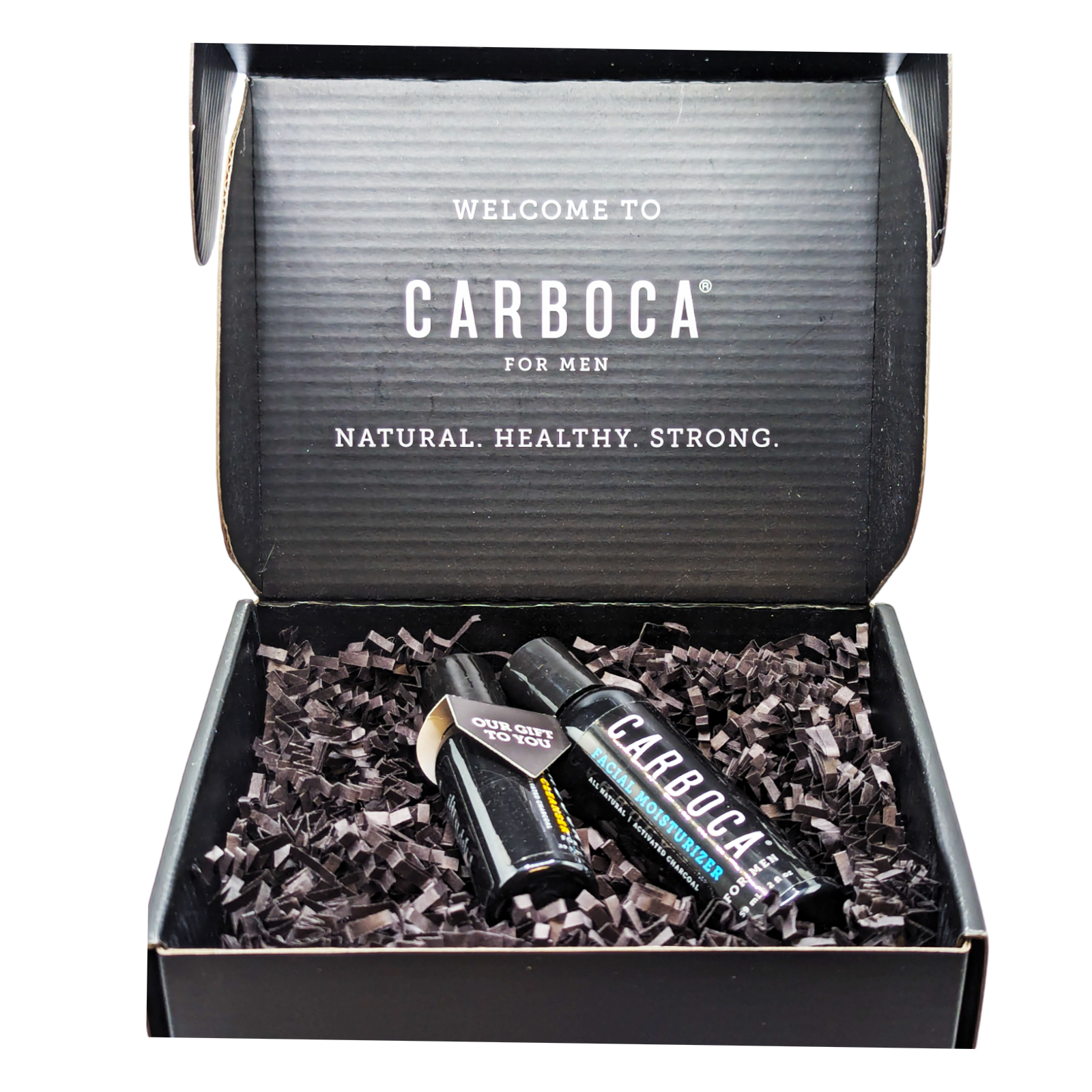 Carboca For Men Men's AntiAging Face Lotion With Activated Charcoal Moisturizer