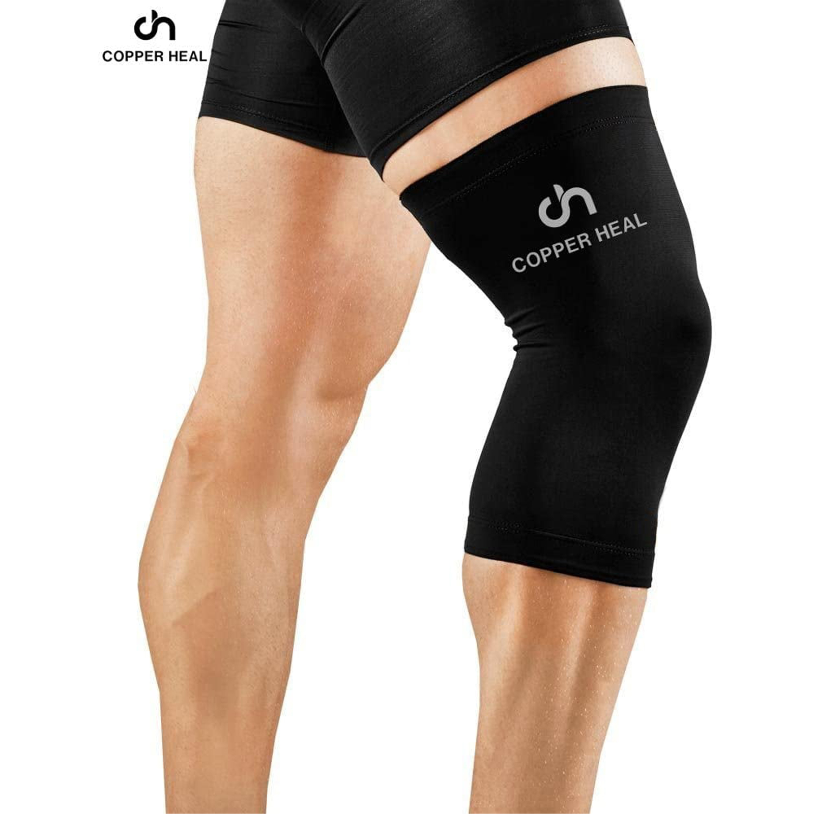COPPER HEAL Compression Knee Sleeve - Large