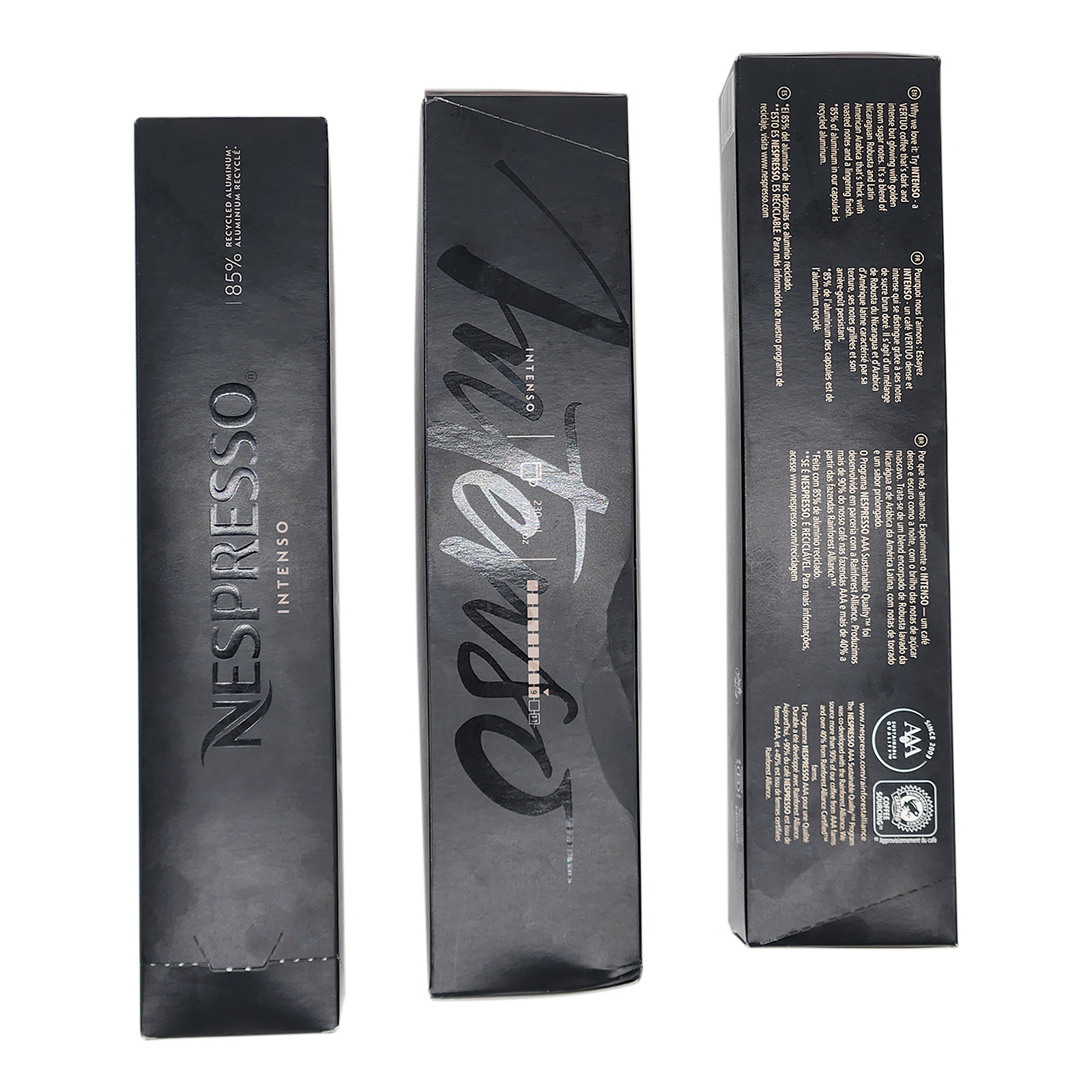 Nespresso Original Capsules Vertuo Intenso Dark Roast Coffee 10 Count (3 Pack)