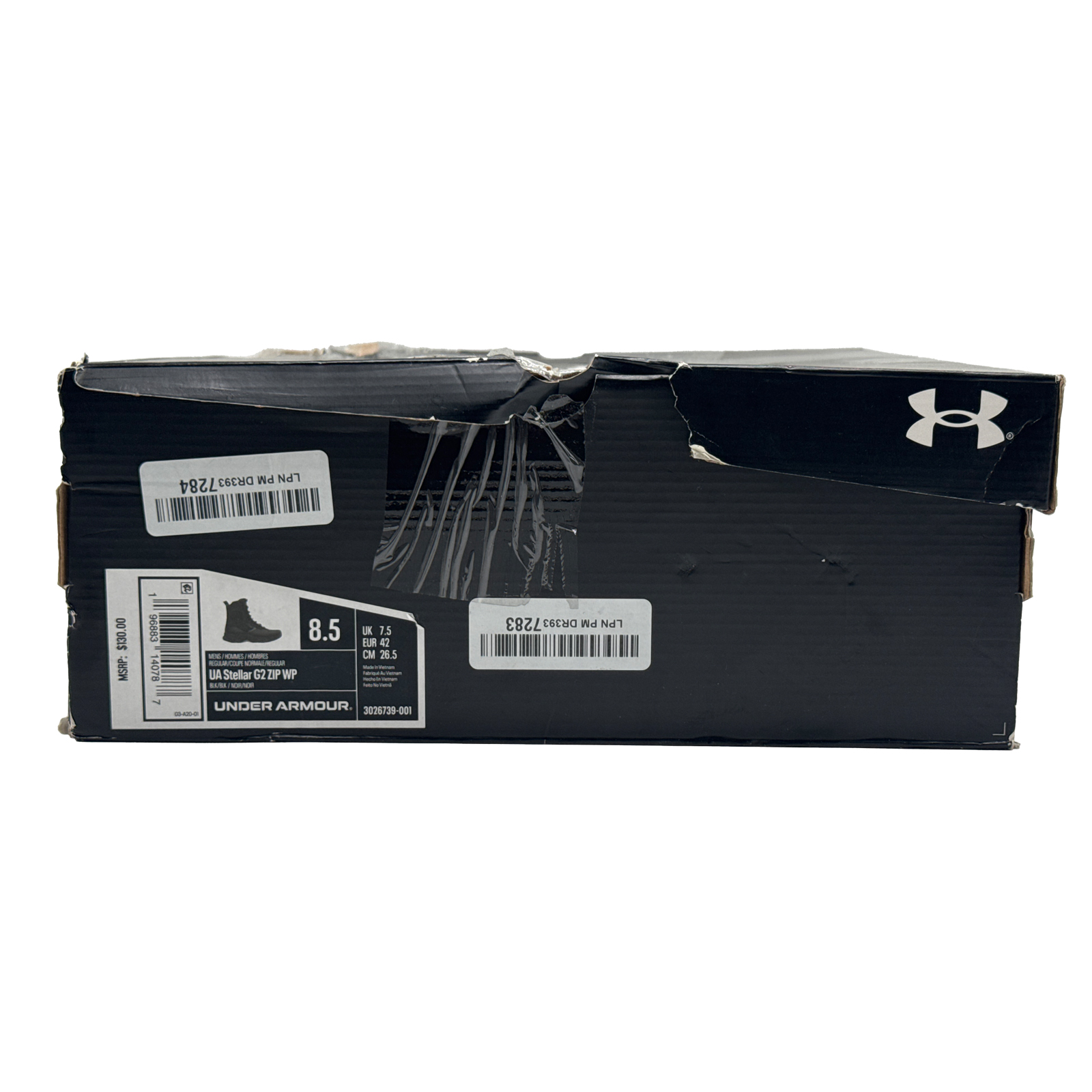 Under Armour Men's Stellar G2 Zip Waterproof Military and Tactical Boot, Black 8.5