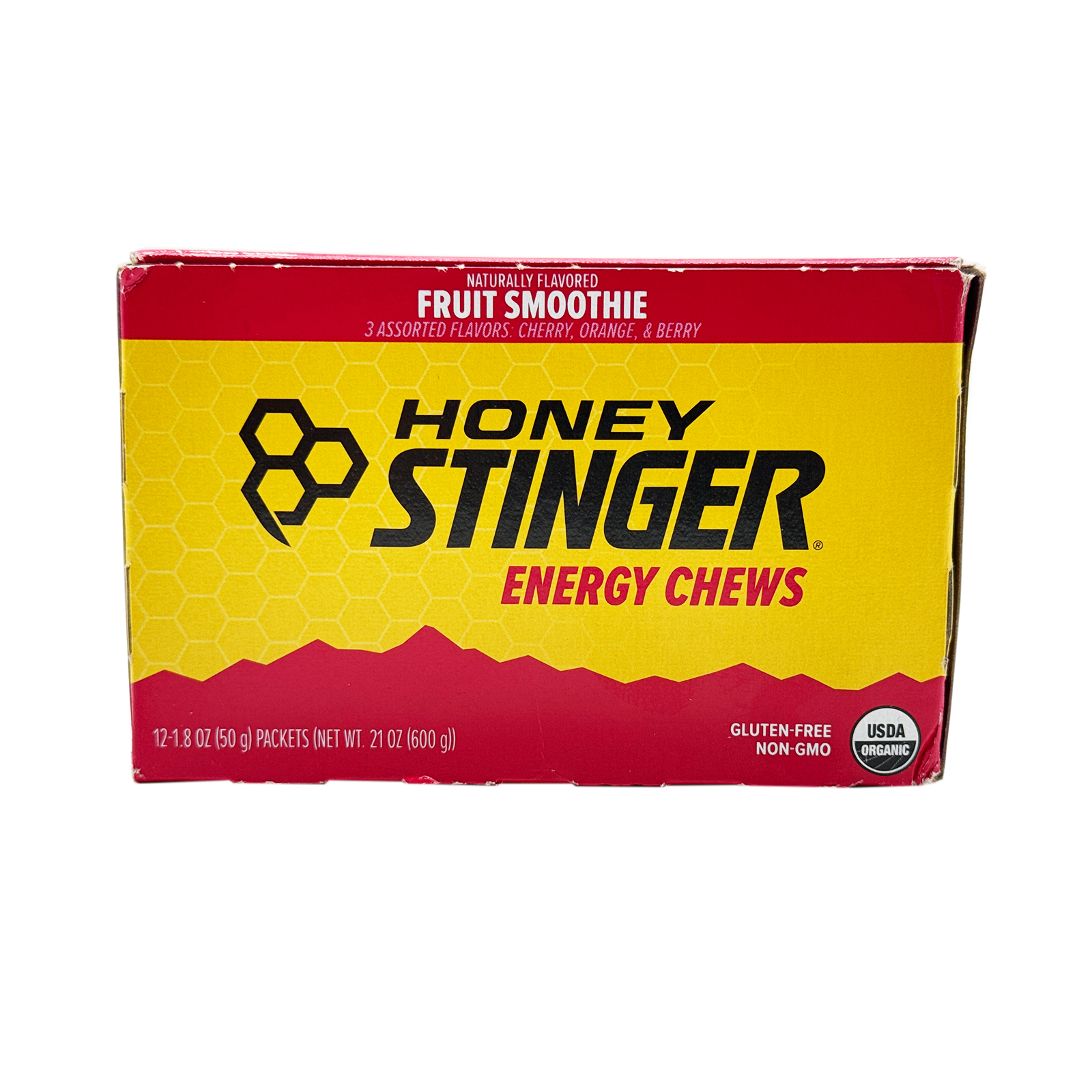 Honey Stinger Organic Energy Chews, Fruit Smoothie (12 pack)