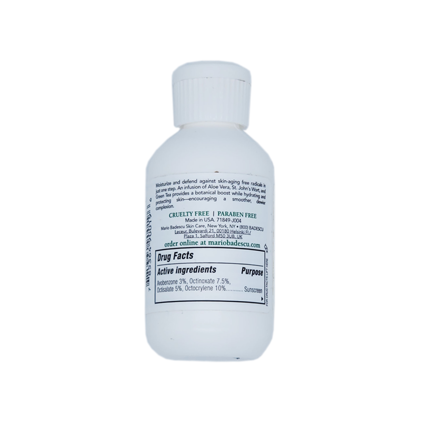 Mario Badescu Oil Free Moisturizer SPF 30, 2 Fl Oz