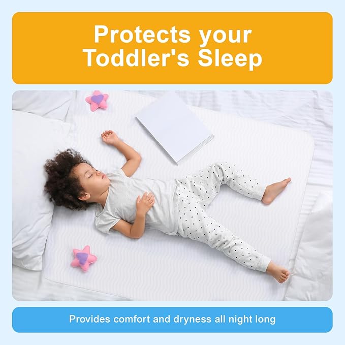 GREEN LIFESTYLE Washable Underpads - Large Bed Pads for use as Incontinence Bed Pads, Reusable Pet Pads, Great for Dogs, Cats, Bunny, Seniors Bed Pad (Pack of 4 - 30x34)