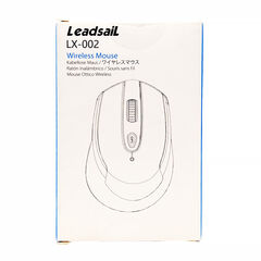 LeadsaiL Wireless Computer Mouse, 2.4G Portable Slim Cordless Mouse with 6 Buttons, (Grey)