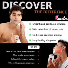 FAMELEC Andis ProFoil Lithium Replacement Foil & Cutters (2 Pack): For TS-1/TS-2, Titanium