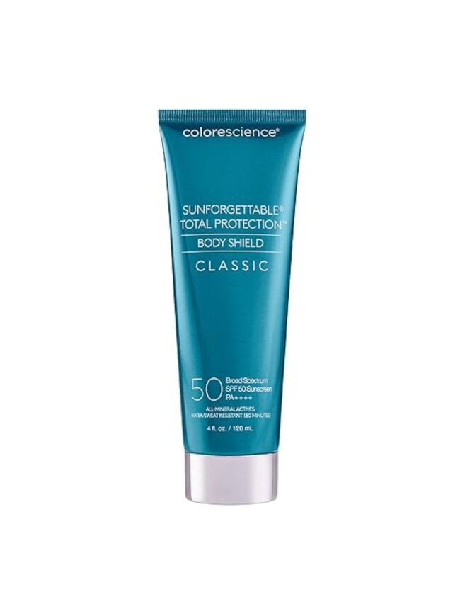 Colorescience Sunforgettable Total Protection Body Shield SPF 50, Classic 4 fl oz