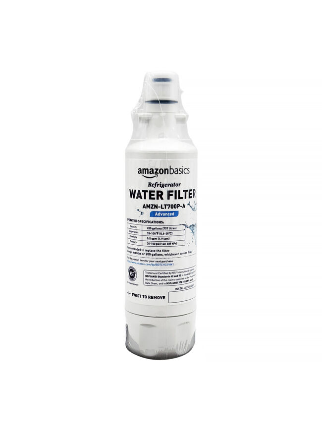 Amazon Basics Replacement LG LT700P Refrigerator Water Filter Cartridge - Advanced