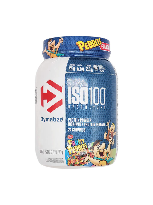 Dymatize ISO 100 Hydrolyzed Protein Powder Fruity Pebbles 24 Servings 25.7 Oz