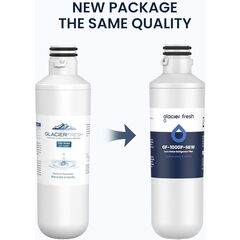 GLACIER FRESH LT1000PC Replacement Water Filter, Compatible with LT1000PC/PCS, LT1000PC, LT-1000PC, MDJ64844601, ADQ747935 ADQ74793504 Filter and LT120F ADQ73334008 Fresh Air (3+3)