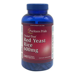 Puritan's Pride Red Yeast Rice 600 mg 240 Capsules