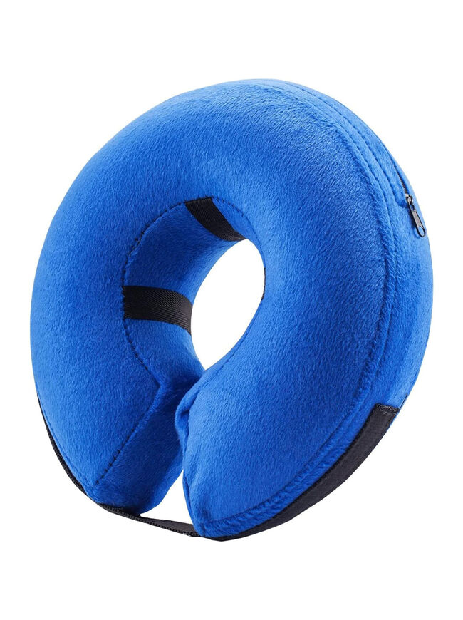 BENCMATE Protective Inflatable Collar for Dogs and Cats - Blue (Choose size)