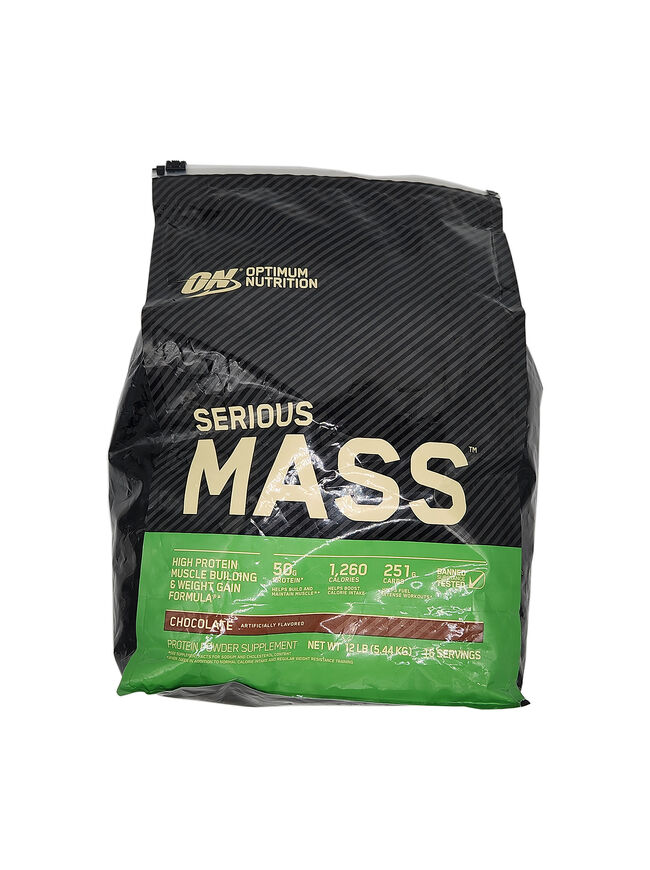 Optimum Nutrition Serious MASS Chocolate 16 Servings Protein Powder