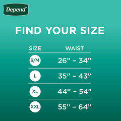 Depend Fresh Protection Adult Incontinence Underwear for Men, Disposable, Maximum, Large, Grey, 28 Count, Packaging May Vary