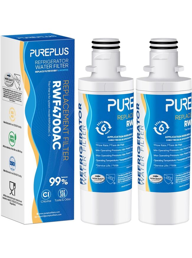 PUREPLUS 9980/ADQ747935 Replacement for LG LT1000P Kenmore 9980/ADQ747935, LT1000, LT1000PC, MDJ64844601, ADQ74793501, ADQ74793502, LMXS28626S, LMXS30796S, Refrigerator Water Filter, Model: RWF4700AC