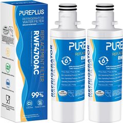 PUREPLUS 9980/ADQ747935 Replacement for LG LT1000P Kenmore 9980/ADQ747935, LT1000, LT1000PC, MDJ64844601, ADQ74793501, ADQ74793502, LMXS28626S, LMXS30796S, Refrigerator Water Filter, Model: RWF4700AC