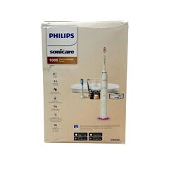 Philips Sonicare DiamondClean Smart 9300 Electric Toothbrush, Sonic Toothbrush with App, Pressure Sensor, Brush Head Detection, 4 Brushing Modes and 3 Intensity Levels, Rosegold, Model HX9903/65