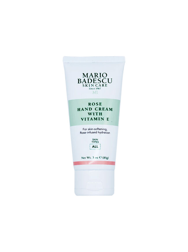 Mario Badescu Rose Hand Cream with Vitamin E for Men and Women 3 oz