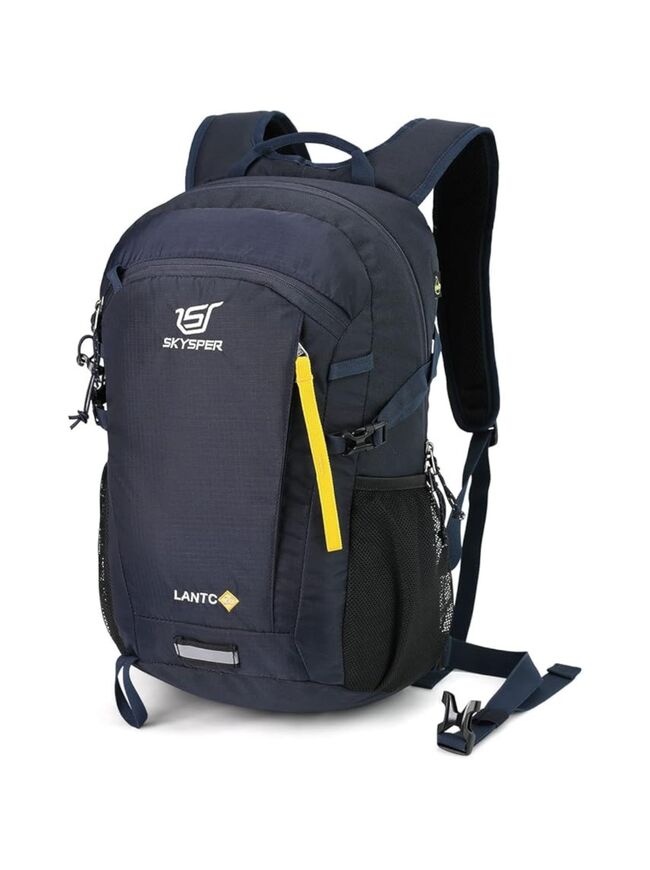 SKYSPER Small Hiking Backpack, 20L Lightweight Travel Backpacks Hiking Daypack for Women Men - Navy Blue