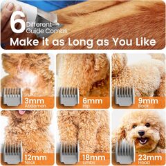 oneisall Dog Grooming Vacuum, Pet Grooming Vacuum with Clipper Nail Grinder, 1.5L Dust Cup Dog deshedding Vacuum Brush with 7 Pet Grooming Tools for Shedding Pet Hair, Home Cleaning