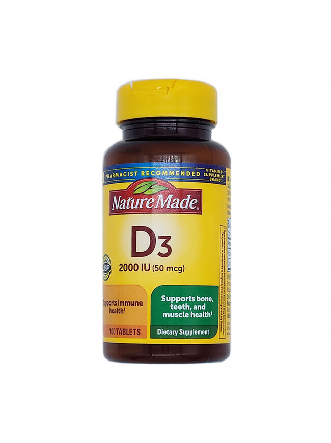 Nature Made Vitamin D3 Tablets 100 Tabs by Nature Made