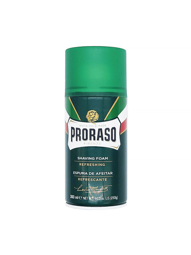 Proraso Shaving Foam with Eucalyptus Oil and Menthol Refreshing and Toning Formula 300ml/10.6oz