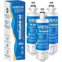 PUREPLUS 9690 Replacement for kenmore Elite 469690 LG LT700P RFC 1200A ADQ36006102 ADQ36006101 LFX28968ST RWF1052 RWF1200A LFXS29626S LFXS30766S LFX31925ST LFX31945ST Refrigerator Water Filter, 3Pack