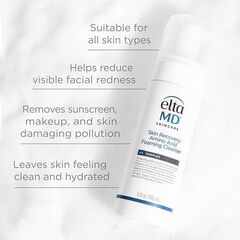 EltaMD Skin Recovery Amino Acid Foaming Facial Cleanser, Gentle Face Cleanser for Sensitive Skin 1Fl OZ
