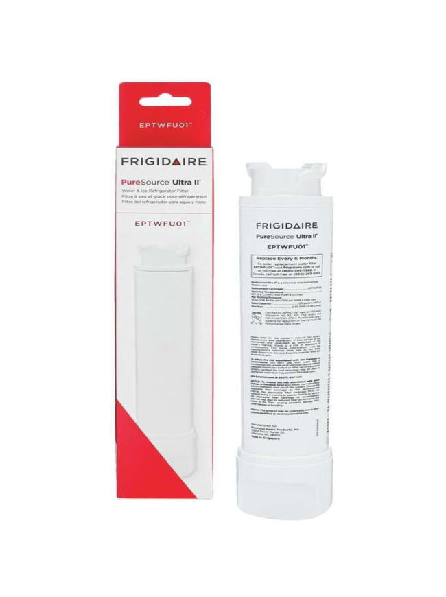 FRIGIDAIRE EPTWFU01 PureSource Ultra II Refrigerator Water Filter, 1 Count, White