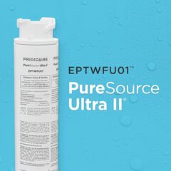 FRIGIDAIRE EPTWFU01 PureSource Ultra II Refrigerator Water Filter, 1 Count, White