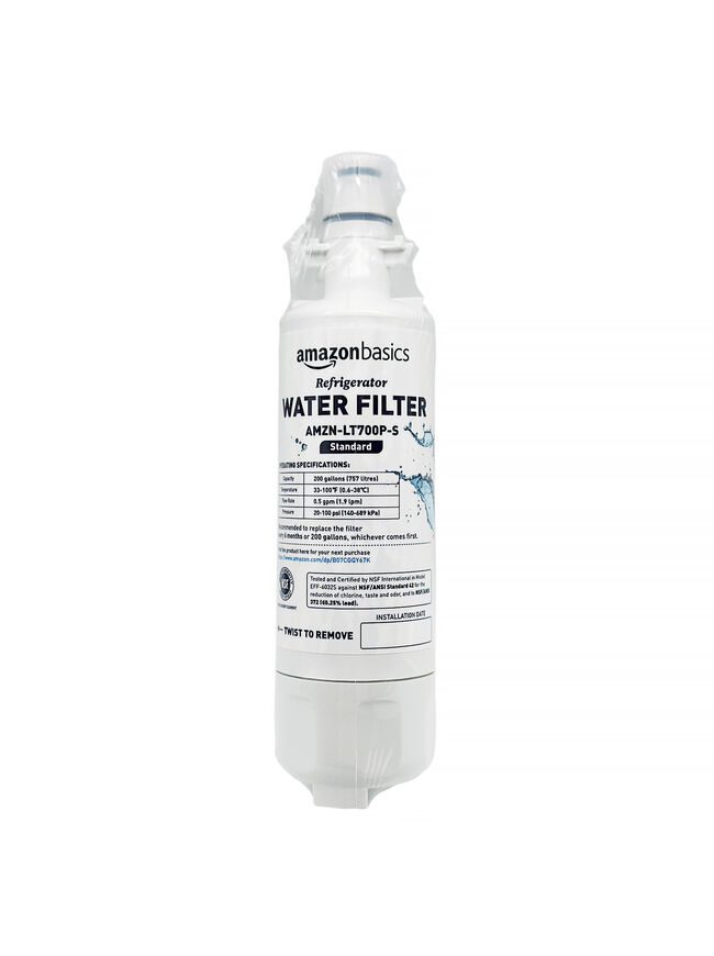 Amazon Basics Replacement LG LT700P Refrigerator Water Filter Cartridge - Standard
