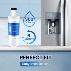 GOLDEN ICEPURE ADQ74793501 Replacement for LT1000P, ADQ74793502, LMXS28626D, LMXS30796S, LFXS28566M Water Filter 469980, ZWFL7-RF300, FL-RF46, RWF1053, AQF-LT1000P 2PACK