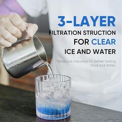 PUREPLUS 9690 Replacement for kenmore Elite 469690 LG LT700P RFC 1200A ADQ36006102 ADQ36006101 LFX28968ST RWF1052 RWF1200A LFXS29626S LFXS30766S LFX31925ST LFX31945ST Refrigerator Water Filter, 3Pack