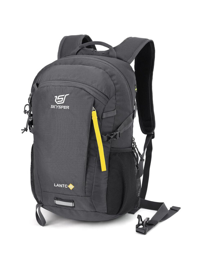 SKYSPER Small Hiking Backpack, 20L Lightweight Travel Backpacks Hiking Daypack for Women Men, Dark Grey