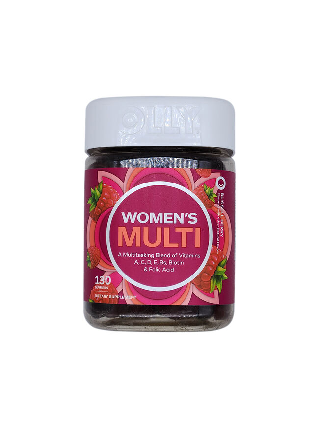 OLLY Women's Daily Multivitamin Gummy, Berry Flavor, 130 Gummies