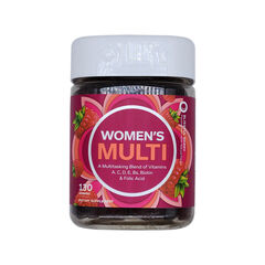 OLLY Women's Daily Multivitamin Gummy, Berry Flavor, 130 Gummies