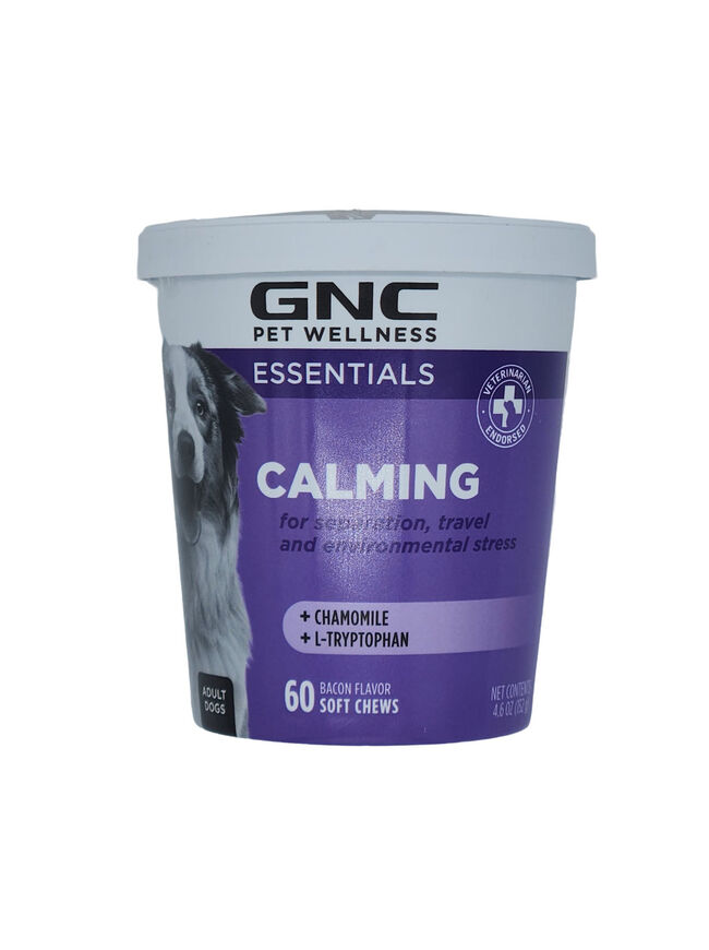 GNC Pets Dog Calming Soft Chews, Bacon - 60 Ct