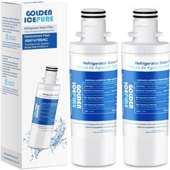 GOLDEN ICEPURE ADQ74793501 Replacement for LT1000P, ADQ74793502, LMXS28626D, LMXS30796S, LFXS28566M Water Filter 469980, ZWFL7-RF300, FL-RF46, RWF1053, AQF-LT1000P 2PACK