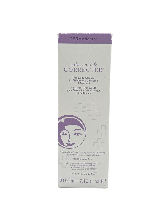 Dermadoctor Tranquility Cleanser Dermatologist 2% Zinc Face Body Scalp 7.1oz