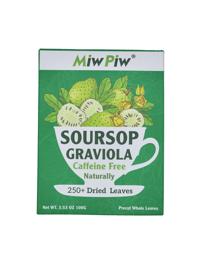 Soursop Graviola Dried Leaves Tea, 250+ Guanabana Leaves 3.5 Oz