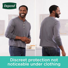 Depend Fresh Protection Incontinence Underwear for Men, Adult Diapers, XL, 15 Ct