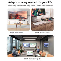 Dansrue Lightning to HDMI Adapter for iPhone/iPad: 1080P Sync, Charging Port, Black