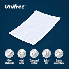 Unifree Disposable Underpads (XL 30x36 Inch) - Super Absorbent Blue (50Count)
