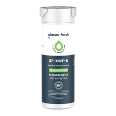 GLACIER FRESH Water Filter Compatible with XWFE (Built-in CHIP), Replacement for GE XWFE, XWF Refrigerator Water Filter NSF/ANSI 42 Certification Choose Pack Size