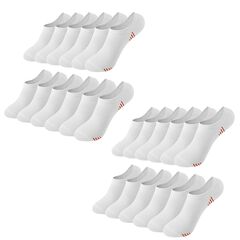 Honeysea Ankle Socks for Women Athletic Running Socks, White (12 Pairs)