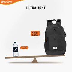 SKYSPER Ultralight Foldable Hiking Backpack 20L (RFID) Men/Women/Black