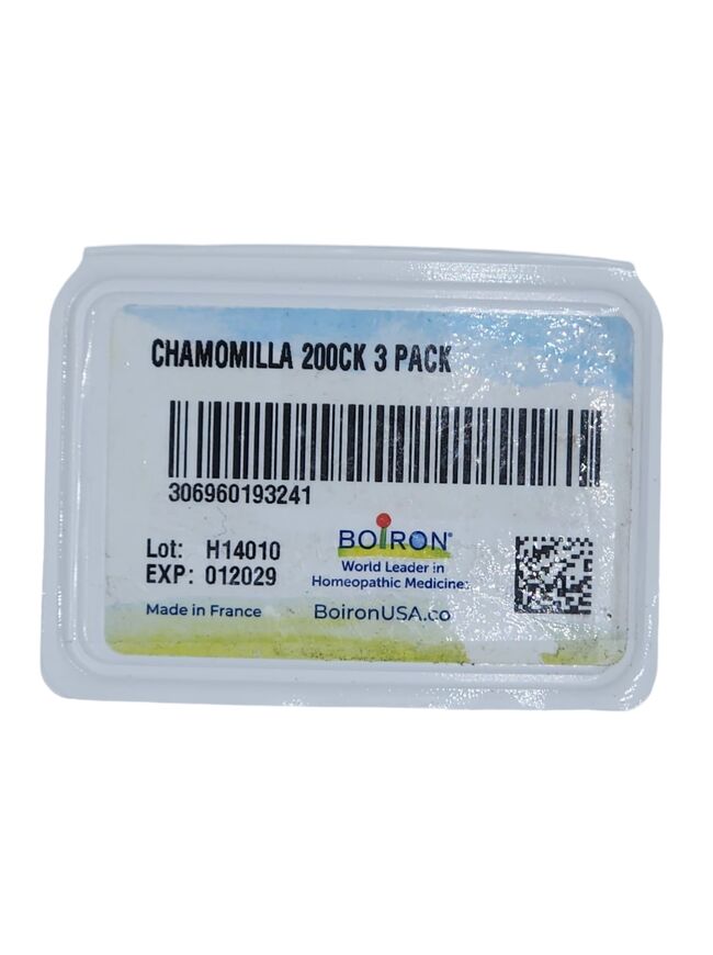 Boiron Chamomilla 200ck, 3 Pack