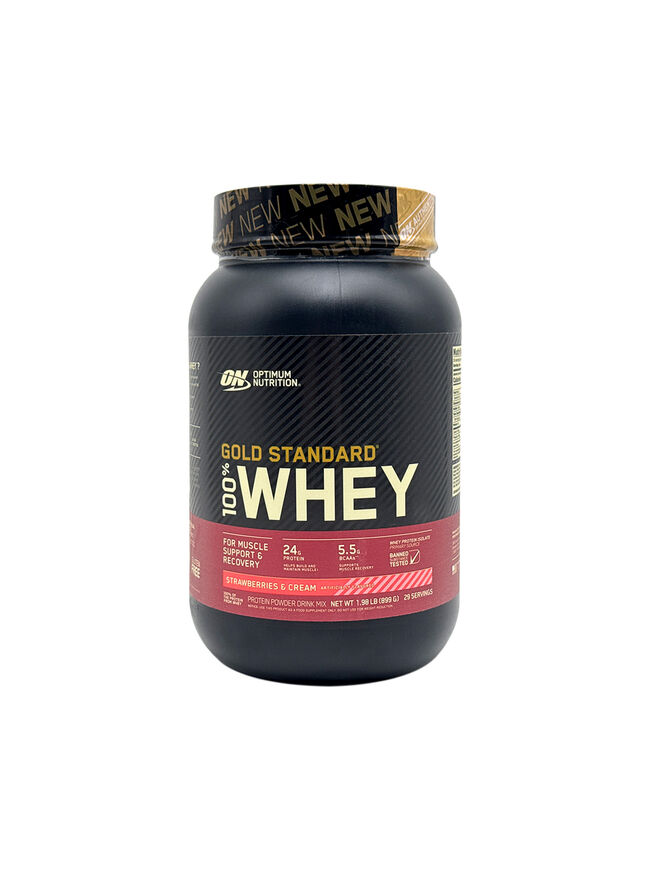 Optimum Nutrition Gold Standard 100% Whey Protein - Strawberries & Cream - 1.98 lb 