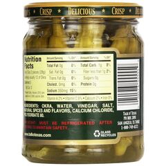 Talk O' Texas Okra Pickles, Hot, 16 oz